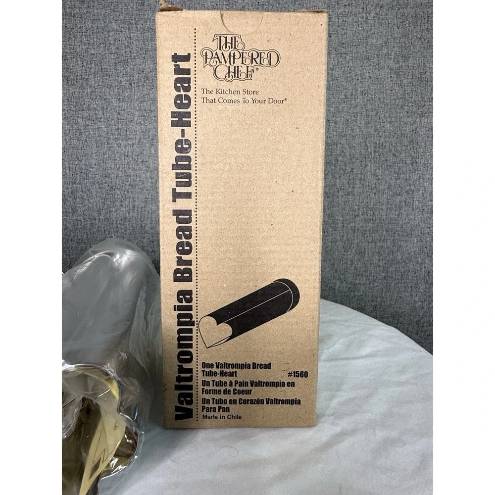 Lot Of 3-‎ The Pampered Chef Valtrompia Bread Tube - Heart, Flower & Star - New